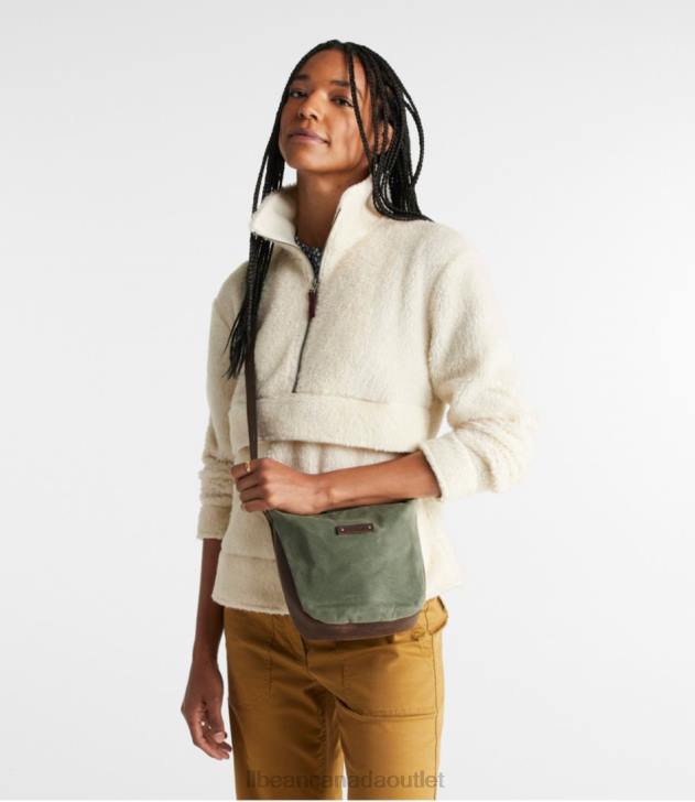 Accessories Feldspar H8XZ4240 Waxed Canvas Crossbody Unisex L.L.Bean