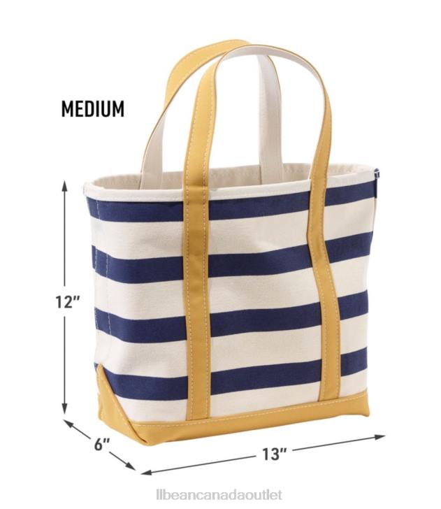 Accessories Bright Navy Sailor Stripe H8XZ2340 Boat and Tote Unisex L.L.Bean