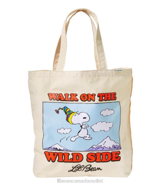 Accessories Natural/Wild Side H8XZ2419 x Peanuts Wicked Shoppah Tote Unisex L.L.Bean