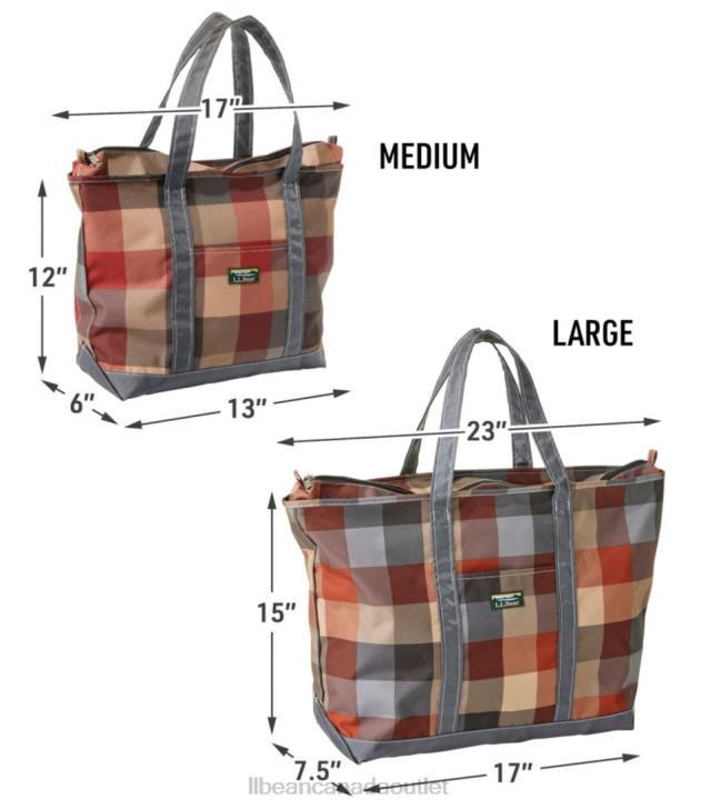 Accessories Red Buffalo Plaid H8XZ4212 Everyday Lightweight Tote Plaid Unisex L.L.Bean