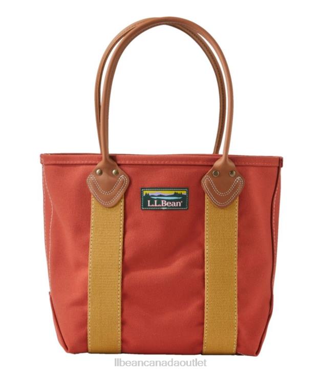 Accessories Rust Orange/Antique Gold H8XZ6224 Leather-Handle Katahdin Boat and Tote Unisex L.L.Bean