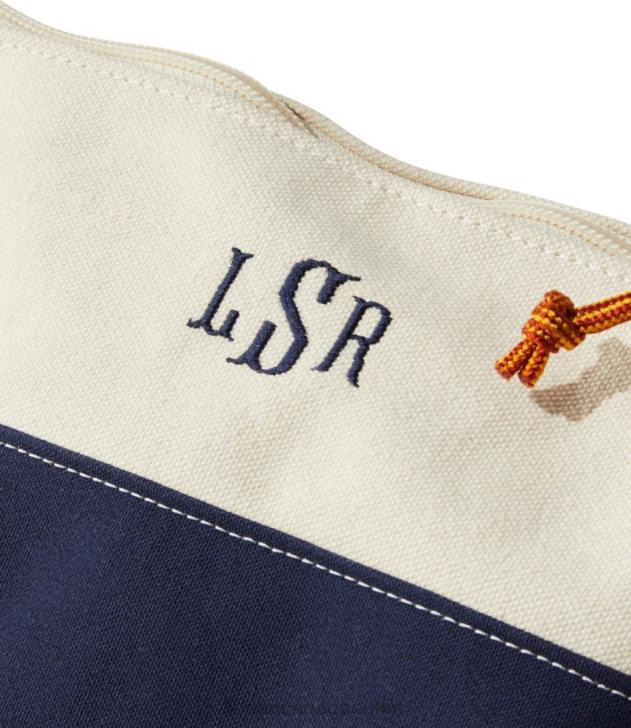 Accessories Arctic Blue Painted Gingham H8XZ6198 Boat and Tote Zip Pouch Unisex L.L.Bean