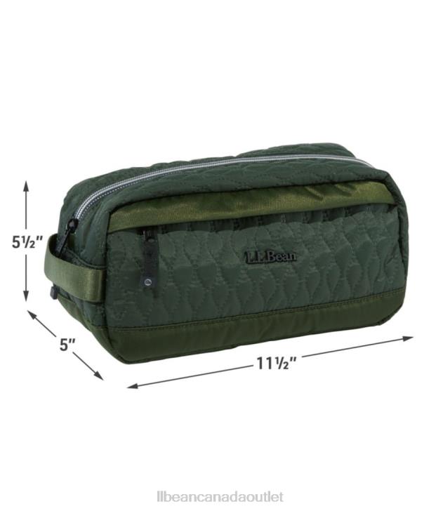 Accessories Black H8XZ5478 Boundless Quilted Toiletry Kit Unisex L.L.Bean