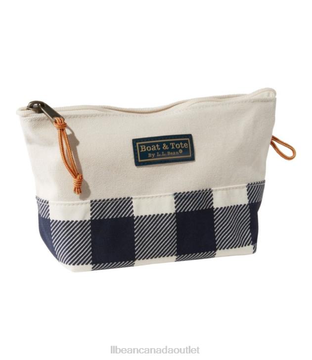 Accessories Bright Navy Buffalo H8XZ6744 Boat and Tote Zip Pouch Unisex L.L.Bean