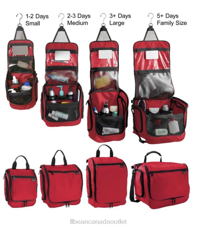 Accessories Red H8XZ6205 Personal Organizer Toiletry Bag Unisex L.L.Bean
