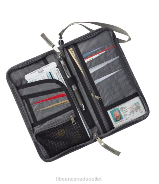 Accessories Grey Heather H8XZ2387 RFID-Blocking Travel Ticket Organizer Unisex L.L.Bean