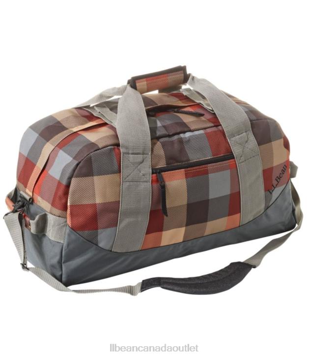Accessories Apple Cinnamon H8XZ2445 Adventure Duffle Print Unisex L.L.Bean