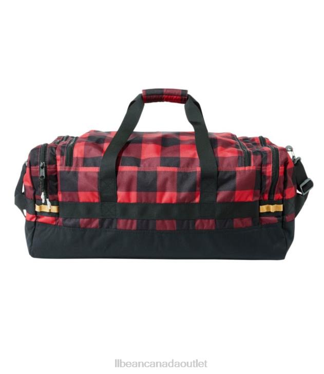 Accessories Black/Red Buffalo H8XZ2435 Mountain Classic Cordura Duffle Print Unisex L.L.Bean