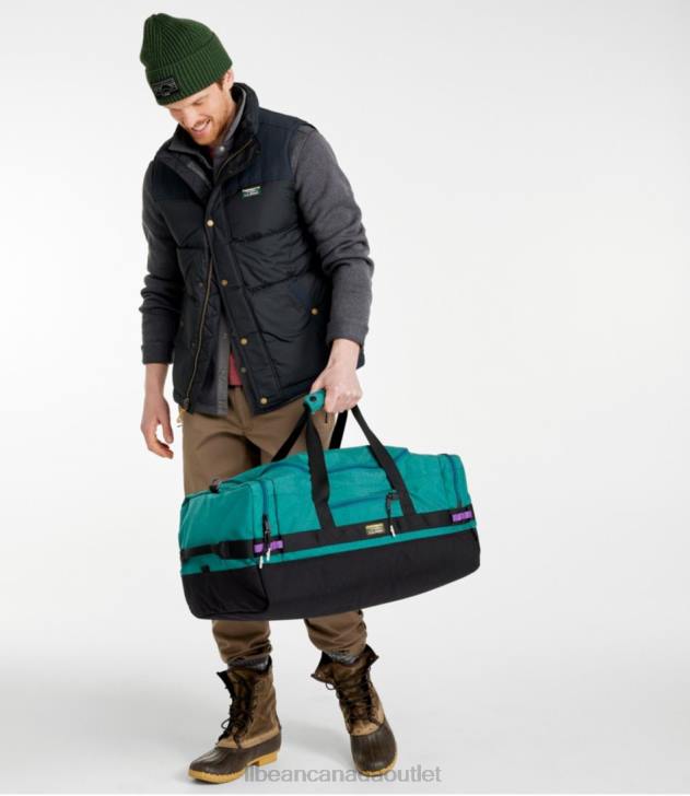 Accessories Classic Navy/Cream H8XZ2388 Mountain Classic Cordura Duffle Medium Unisex L.L.Bean