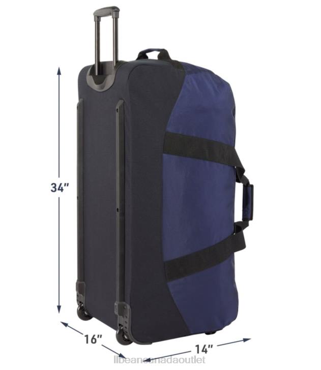 Accessories Crisp Lapis H8XZ7234 Adventure Rolling Duffle Bag Unisex L.L.Bean