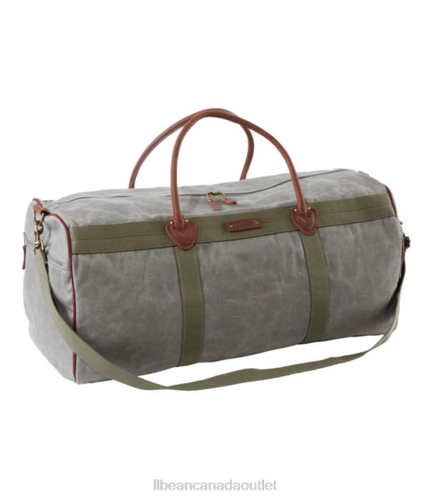 Accessories Feldspar H8XZ4309 Waxed Canvas Duffle Unisex L.L.Bean