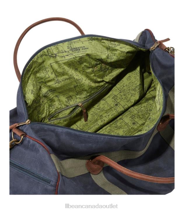 Accessories Feldspar H8XZ4309 Waxed Canvas Duffle Unisex L.L.Bean
