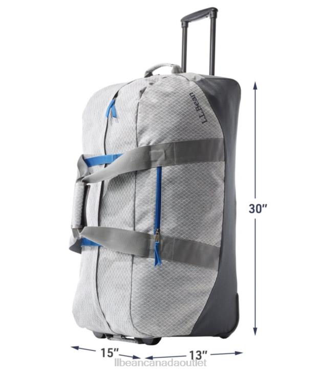 Accessories Light Gray Heather H8XZ5424 Adventure Rolling Duffle Bag Unisex L.L.Bean