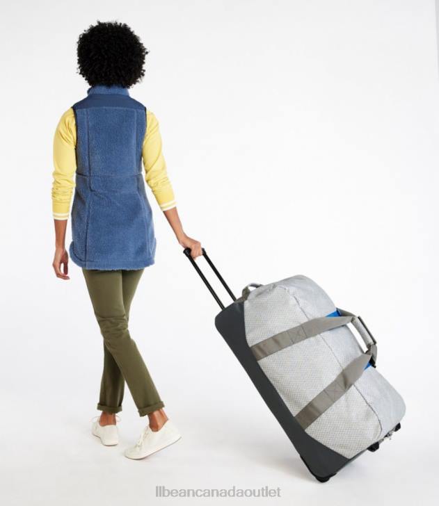 Accessories Light Gray Heather H8XZ5424 Adventure Rolling Duffle Bag Unisex L.L.Bean