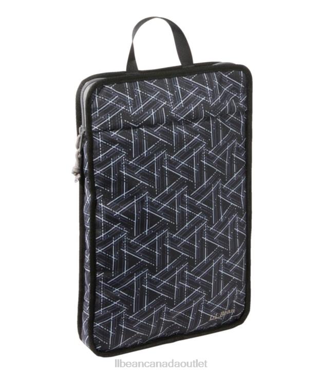 Accessories Midnight Black Triangles H8XZ6244 Padded Laptop Sleeve Print Unisex L.L.Bean