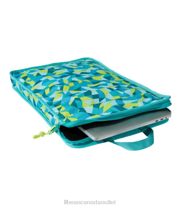 Accessories Midnight Black Triangles H8XZ6244 Padded Laptop Sleeve Print Unisex L.L.Bean