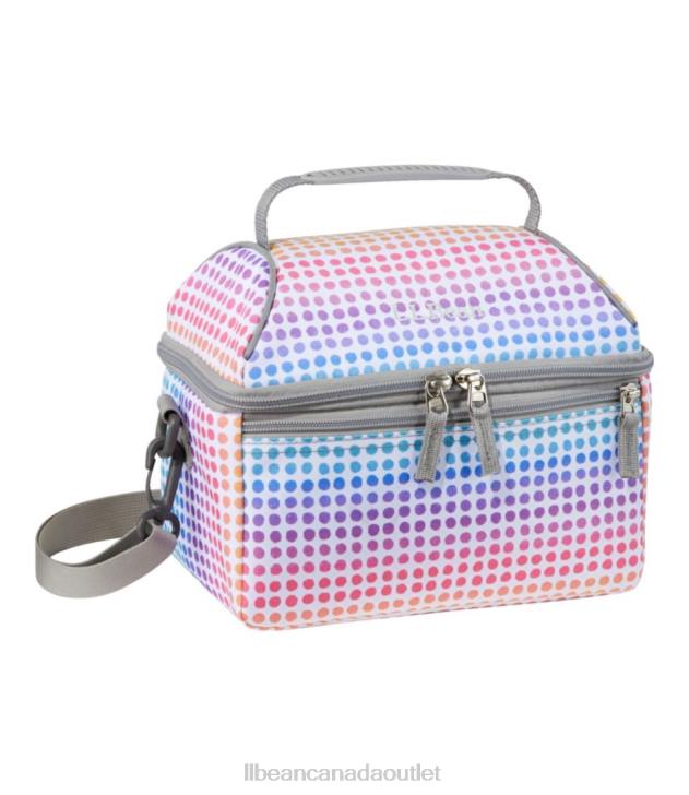 Accessories Rainbow Dots H8XZ6775 Flip-Top Lunch Box Print Unisex L.L.Bean