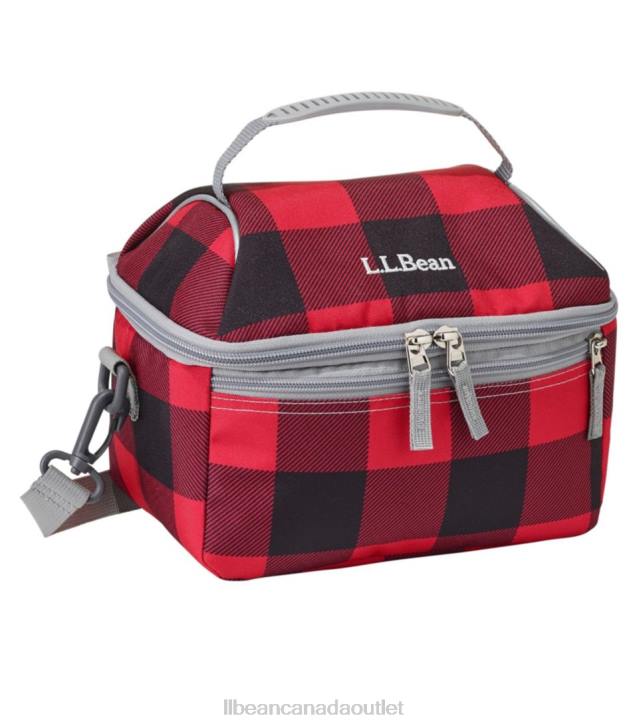 Accessories Red Buffalo Plaid H8XZ6248 Flip-Top Lunch Box Print Unisex L.L.Bean