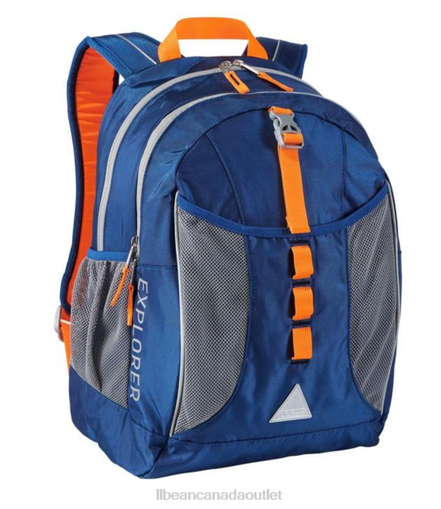 Accessories Ocean Blue/Electric Orange H8XZ5466 Explorer Backpack Unisex L.L.Bean