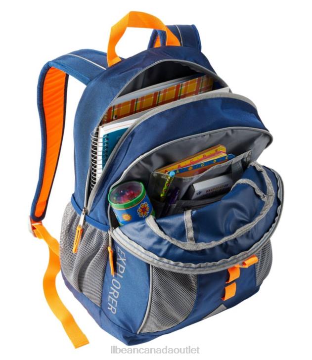 Accessories Ocean Blue/Electric Orange H8XZ5466 Explorer Backpack Unisex L.L.Bean