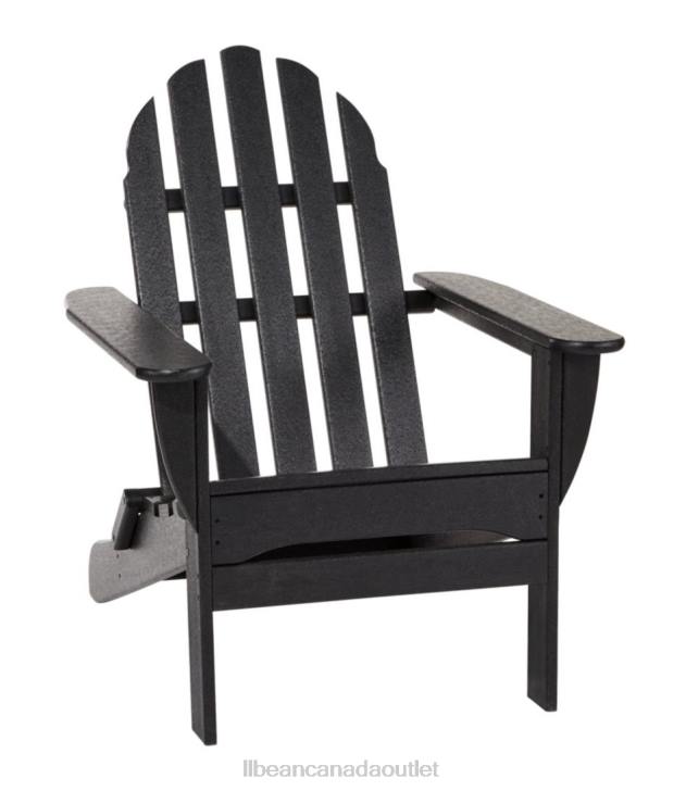 Backyard & Patio Black H8XZ6321 All-Weather Classic Adirondack Chair Unisex L.L.Bean