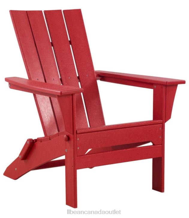 Backyard & Patio Classic Red H8XZ4447 All-Weather Adirondack Chair Square-Back Unisex L.L.Bean