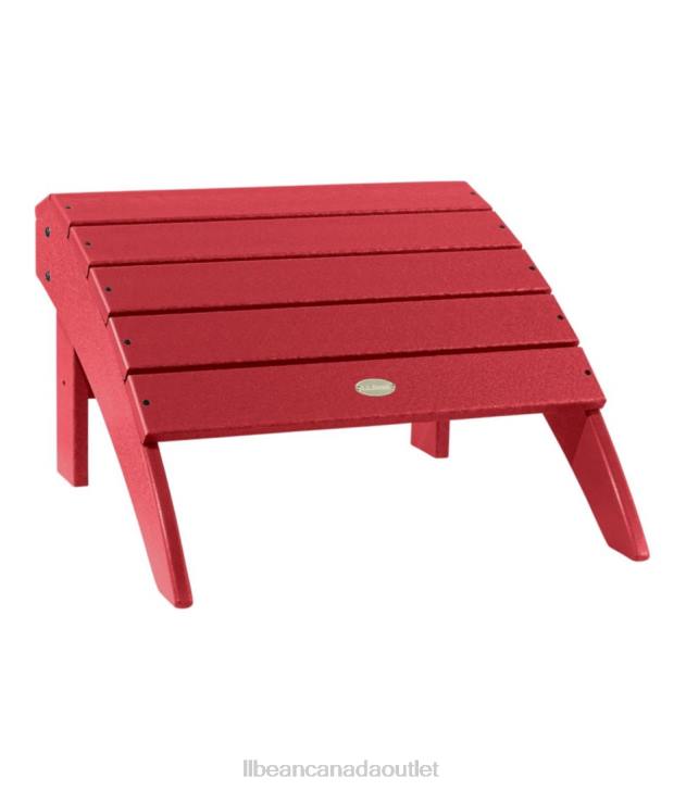Backyard & Patio Classic Red H8XZ5559 All-Weather Adirondack Footstool Unisex L.L.Bean