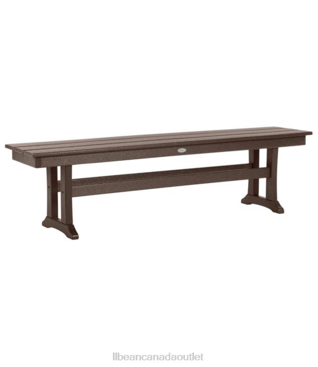 Backyard & Patio Mahogany H8XZ5600 All-Weather Farmhouse Bench Unisex L.L.Bean