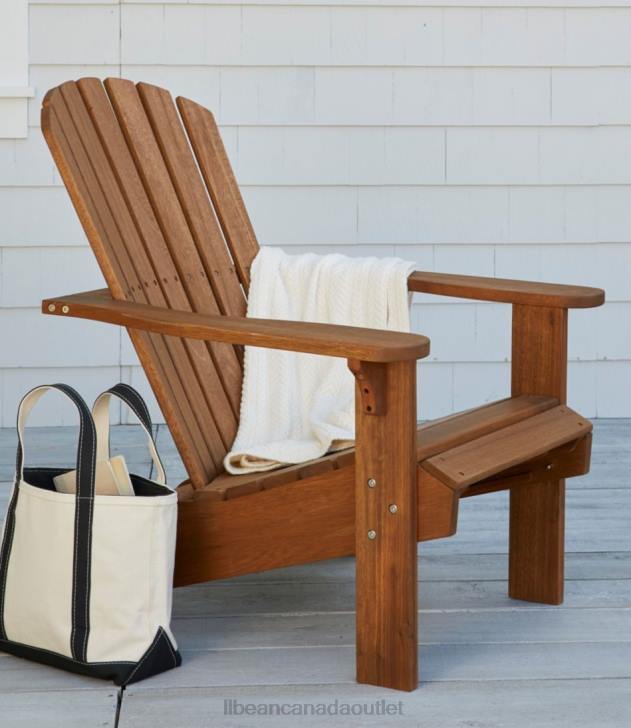Backyard & Patio Natural H8XZ2787 Eucalyptus Adirondack Lounger Unisex L.L.Bean