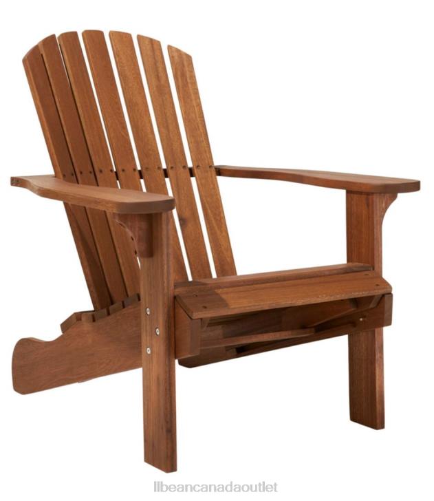 Backyard & Patio Natural H8XZ2787 Eucalyptus Adirondack Lounger Unisex L.L.Bean