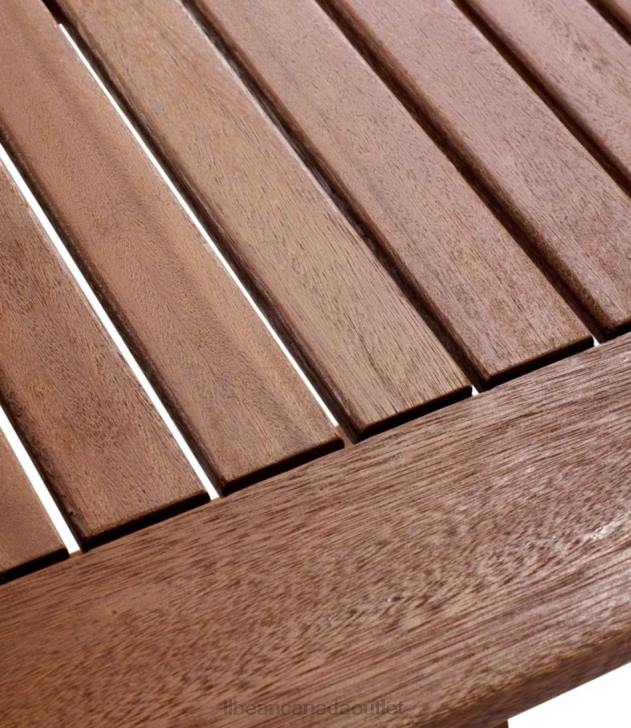 Backyard & Patio Natural H8XZ2811 Eucalyptus 3-Piece Bistro Set Unisex L.L.Bean