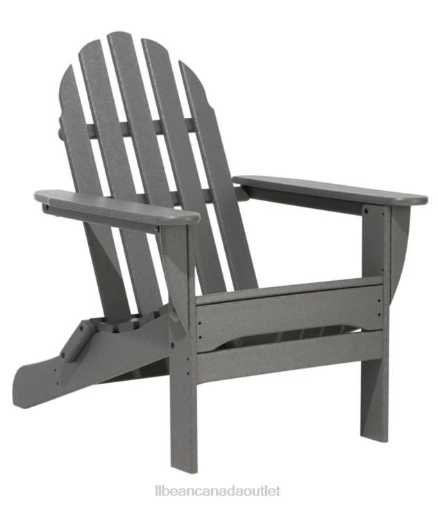 Backyard & Patio Slate Gray H8XZ7265 All-Weather Classic Adirondack Chair Unisex L.L.Bean