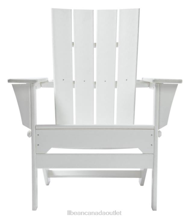Backyard & Patio Slate Gray H8XZ7277 All-Weather Adirondack Chair Square-Back Unisex L.L.Bean