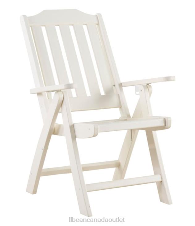 Backyard & Patio White H8XZ6354 All-Weather Folding Chair Unisex L.L.Bean