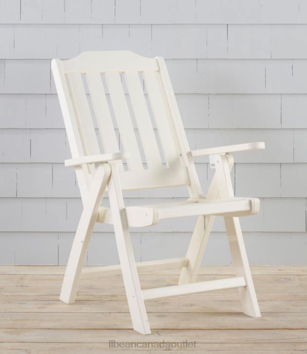 Backyard & Patio White H8XZ6354 All-Weather Folding Chair Unisex L.L.Bean