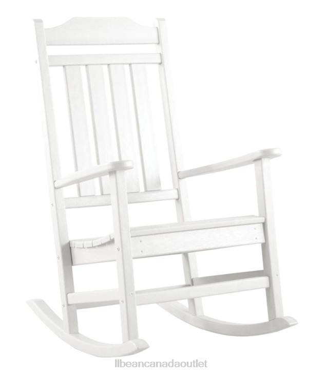 Backyard & Patio White H8XZ6839 All-Weather Porch Rocker Unisex L.L.Bean
