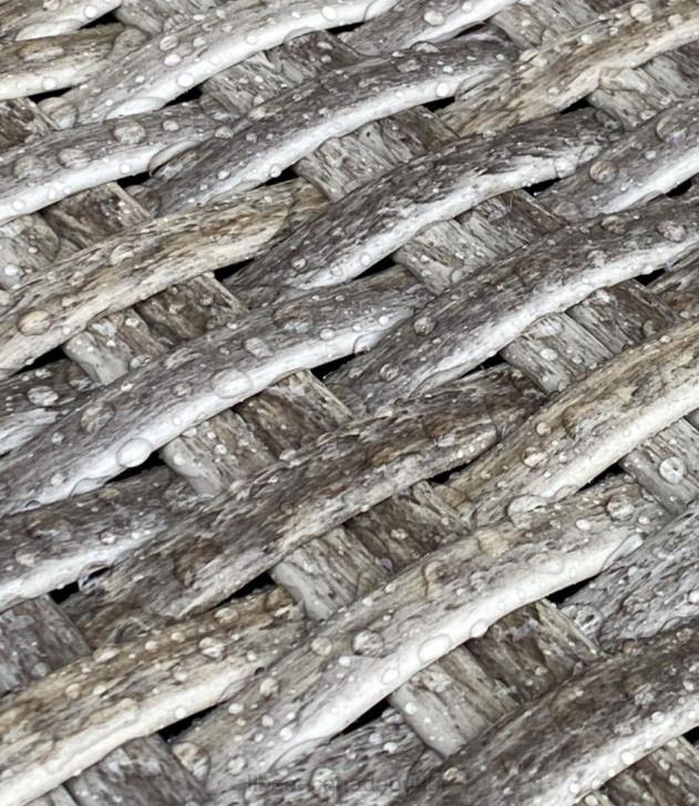 Backyard & Patio Sand H8XZ2871 Wicker Storage Sofa and Teak Coffee Table Set Unisex L.L.Bean