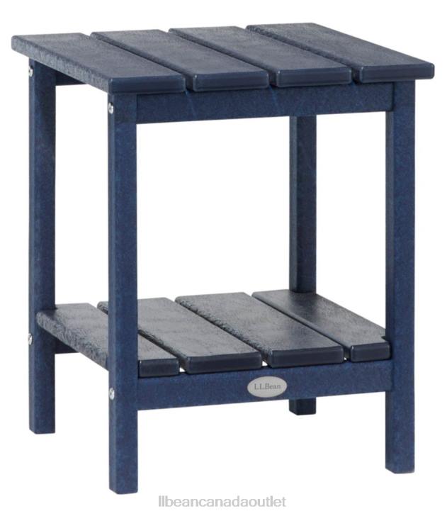 Backyard & Patio Classic Navy H8XZ2514 All-Weather Square Side Table Unisex L.L.Bean