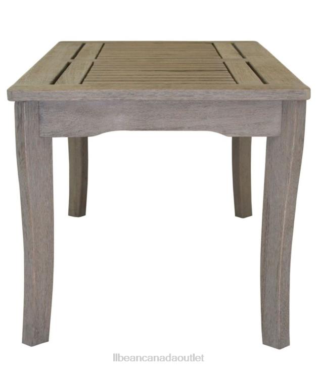 Backyard & Patio Gray Washed H8XZ2843 Eucalyptus End Table Unisex L.L.Bean