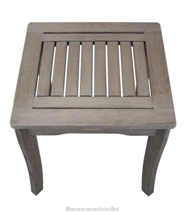 Backyard & Patio Gray Washed H8XZ2843 Eucalyptus End Table Unisex L.L.Bean