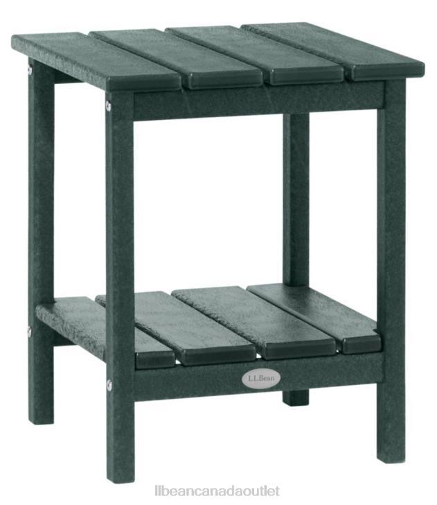 Backyard & Patio Green H8XZ4363 All-Weather Square Side Table Unisex L.L.Bean