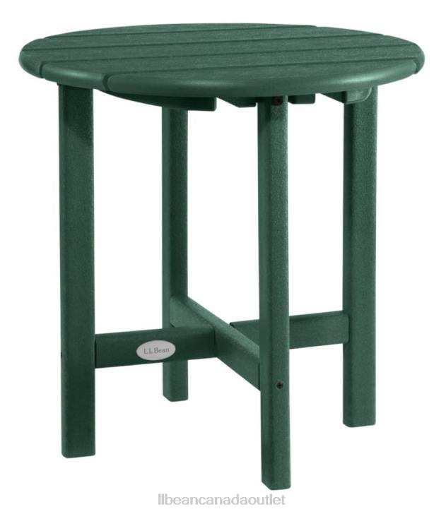Backyard & Patio Green H8XZ5552 All-Weather Round Side Table Unisex L.L.Bean