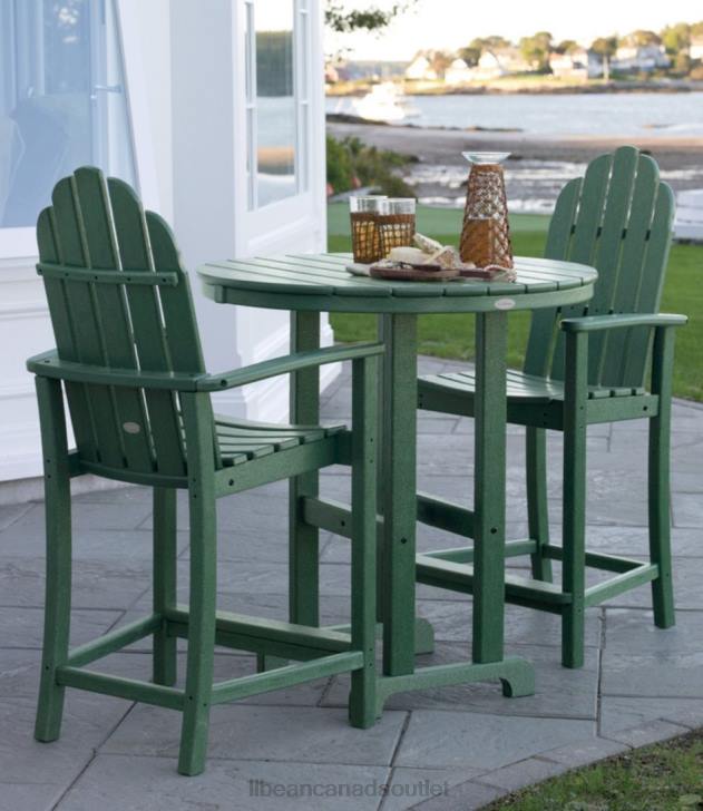 Backyard & Patio Mahogany H8XZ4514 All-Weather Counter-Height Table 36\'\' Round Unisex L.L.Bean