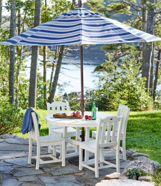 Backyard & Patio Slate Gray H8XZ6370 All-Weather Dining Table Unisex L.L.Bean
