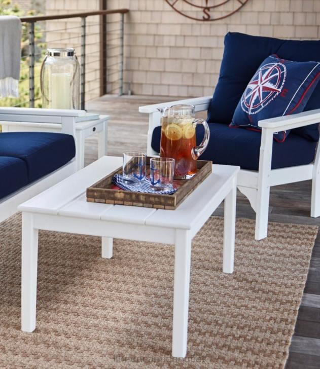 Home Goods Slate Gray H8XZ4506 All-Weather Patio Coffee Table Unisex L.L.Bean