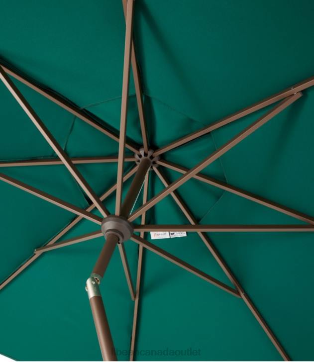 Backyard & Patio Classic Navy H8XZ2671 Weather-Resistant 9\' Market Umbrella Push Button Unisex L.L.Bean