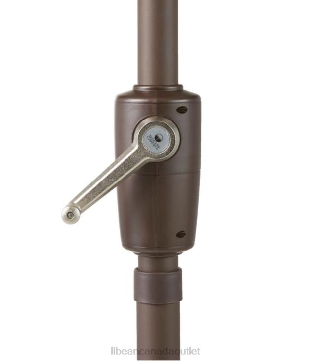 Backyard & Patio Classic Navy H8XZ2671 Weather-Resistant 9\' Market Umbrella Push Button Unisex L.L.Bean