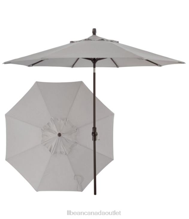 Backyard & Patio Gray H8XZ6345 Sunbrella Market Umbrella Aluminum Unisex L.L.Bean