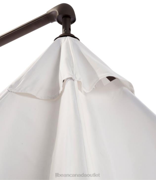 Backyard & Patio Hunter Green H8XZ4522 Sunbrella Market Cantilever 10\' Octagon Umbrella with Stand Set Unisex L.L.Bean