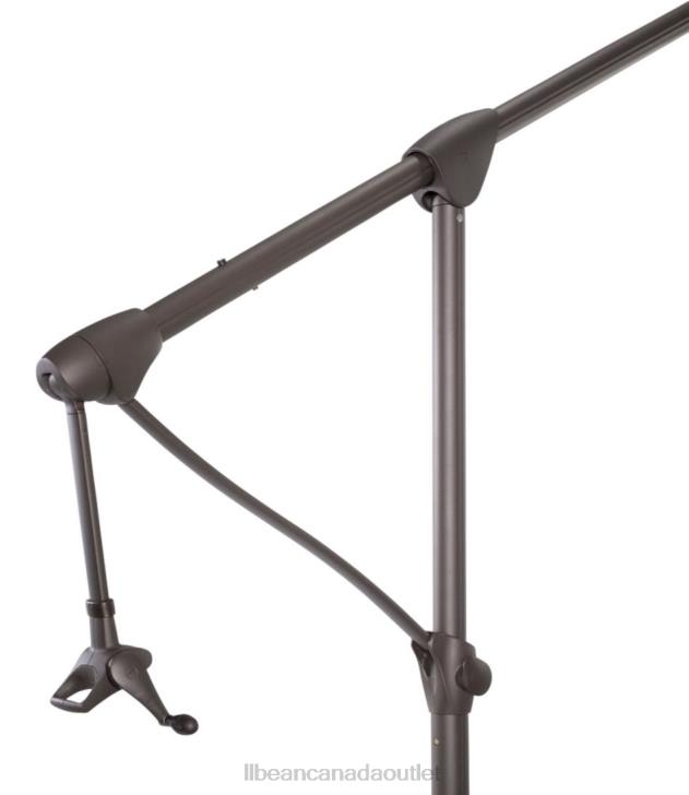 Backyard & Patio Hunter Green H8XZ4522 Sunbrella Market Cantilever 10\' Octagon Umbrella with Stand Set Unisex L.L.Bean